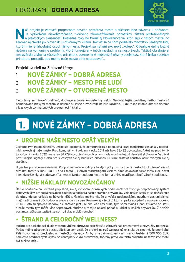 Program Lepšie Zámky